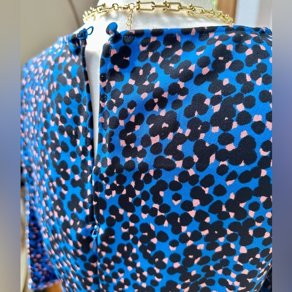 BODEN dress US 8 midi length print tailored fitted sheath dress - Picture 5 of 11